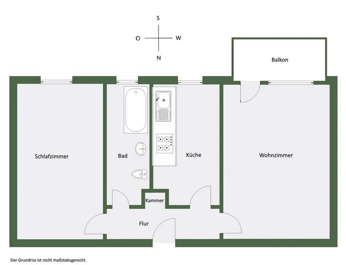 Prenájom bytu 2-izbový 52 m², Berlin, Berlín Prenájom bytu 2-izbový 52 m², Berlin, Berlín