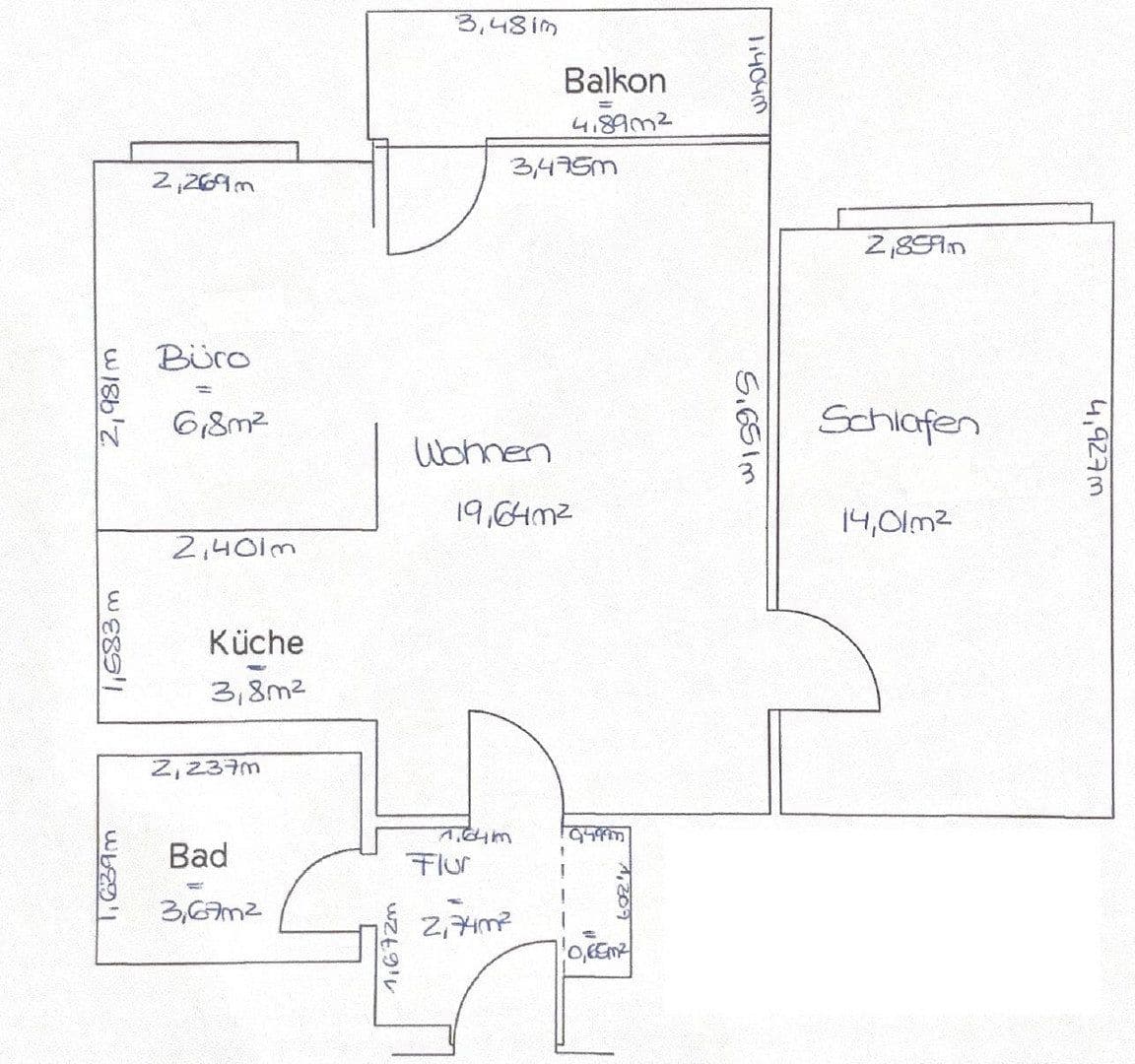 Prenájom bytu 2-izbový 53 m², Karl-Follen-Straße 5, Gießen, Hesensko Prenájom bytu 2-izbový 53 m², Karl-Follen-Straße 5, Gießen, Hesensko