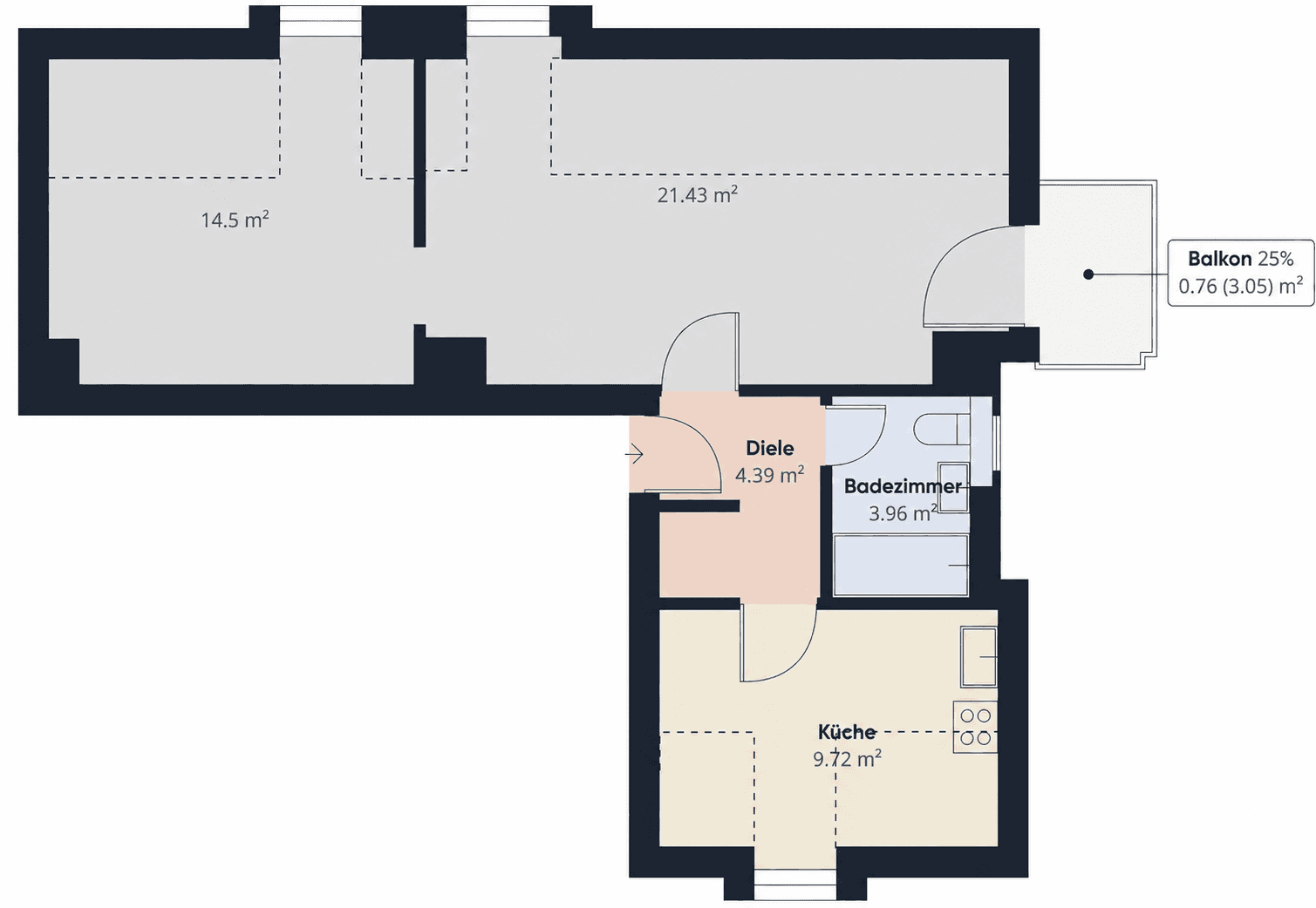 Prenájom bytu 2-izbový 54 m², Ebersberg, Bavorsko Prenájom bytu 2-izbový 54 m², Ebersberg, Bavorsko