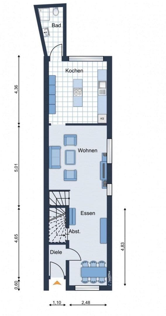 Prenájom bytu 1-izbový 45 m², Westerstraße 20, Wolfsburg, Dolné Sasko Prenájom bytu 1-izbový 45 m², Westerstraße 20, Wolfsburg, Dolné Sasko