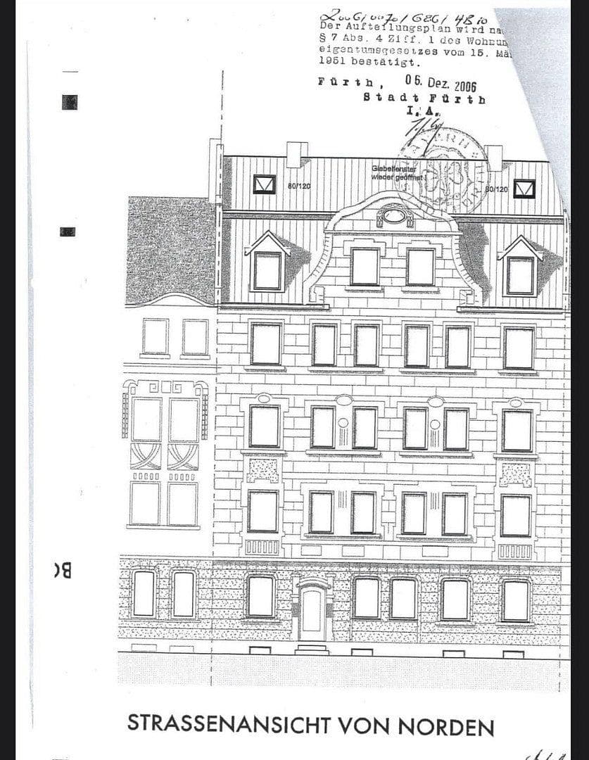 Prenájom bytu 5-izbový 105 m², Lange Straße, Fürth, Bavorsko Prenájom bytu 5-izbový 105 m², Lange Straße, Fürth, Bavorsko