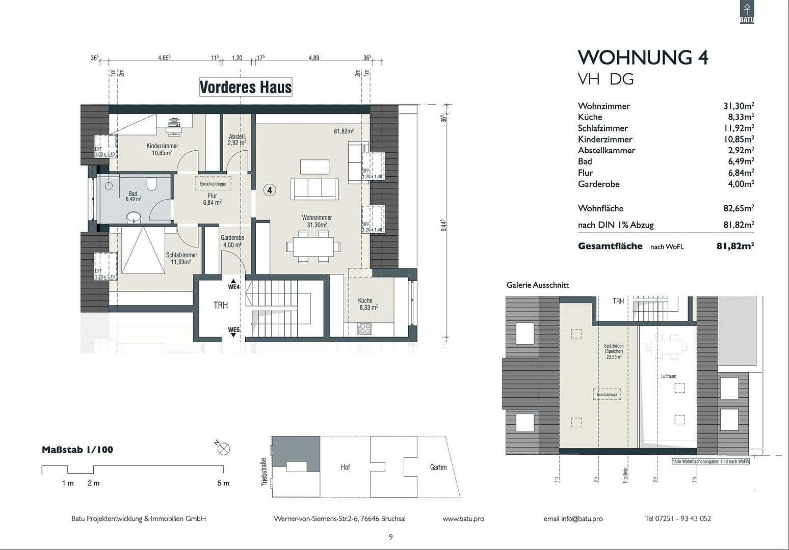 Prenájom bytu 4-izbový 105 m², Triebstraße 8, Waghäusel, Bádensko-Wurttembersko Prenájom bytu 4-izbový 105 m², Triebstraße 8, Waghäusel, Bádensko-Wurttembersko