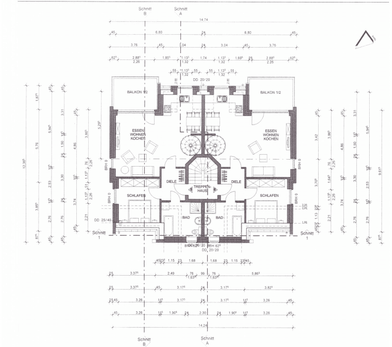 Prenájom bytu 3-izbový 58 m², Im Bultmoor 32a, Hanstedt, Dolné Sasko Prenájom bytu 3-izbový 58 m², Im Bultmoor 32a, Hanstedt, Dolné Sasko