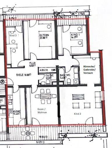 Prenájom bytu 6-izbový 160 m², Ludwigshafen, Porýnie-Falcko Prenájom bytu 6-izbový 160 m², Ludwigshafen, Porýnie-Falcko