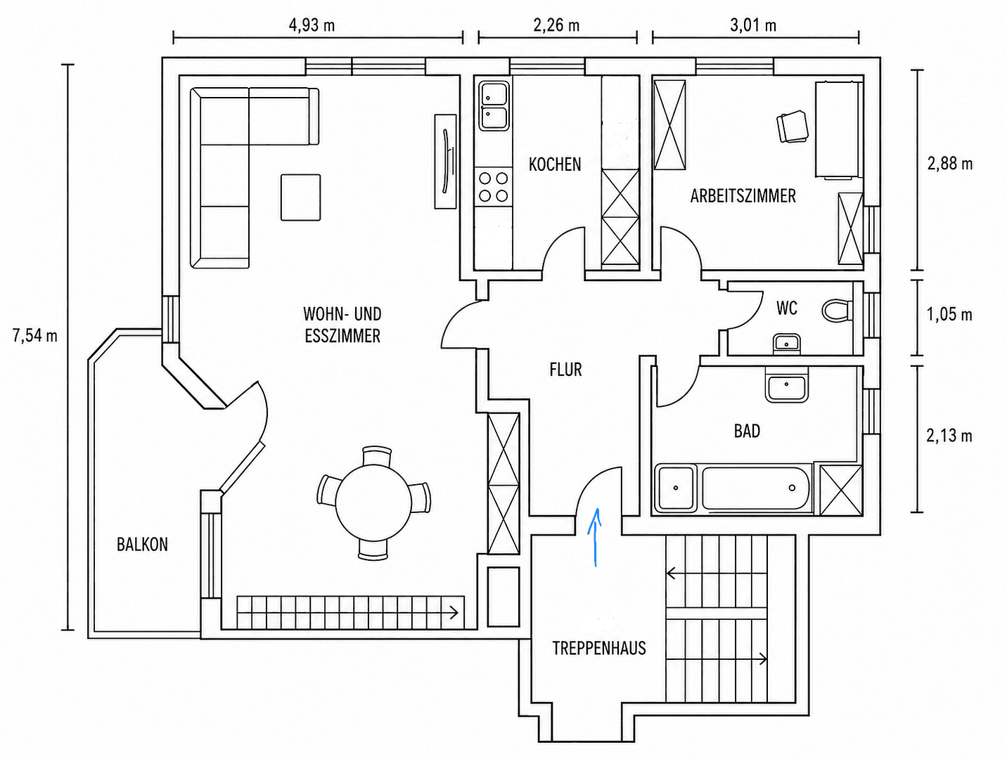 Prenájom bytu 3-izbový 95 m², Tailfingerstraße 1, Albstadt, Bádensko-Wurttembersko Prenájom bytu 3-izbový 95 m², Tailfingerstraße 1, Albstadt, Bádensko-Wurttembersko