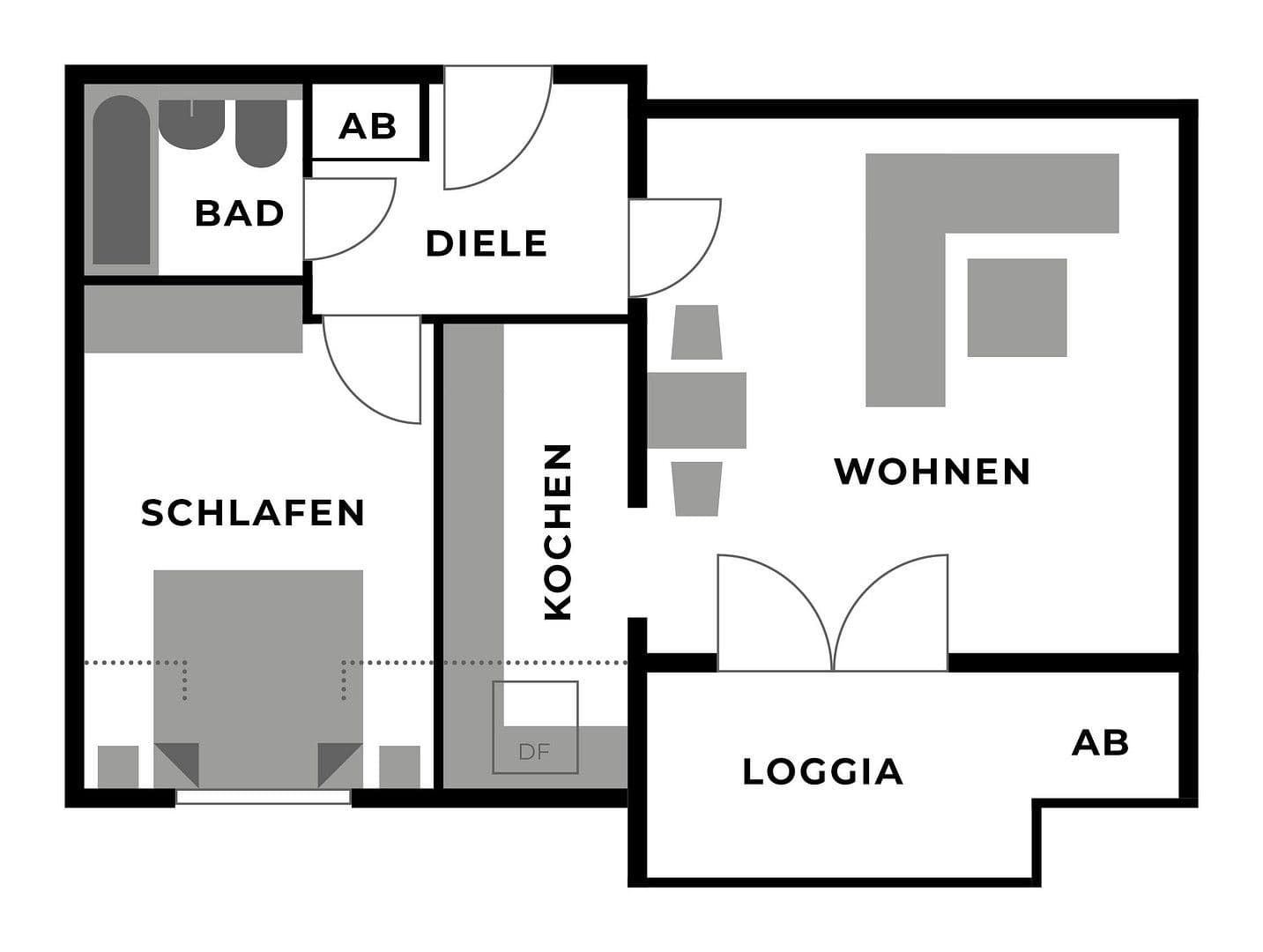 Predaj bytu 2-izbový 48 m², Langenzenn, Bavorsko Predaj bytu 2-izbový 48 m², Langenzenn, Bavorsko
