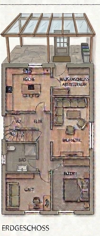 Predaj domu 140 m², pozemok 571 m², Zentrumsnah, Ostrhauderfehn, Dolné Sasko Predaj domu 140 m², pozemok 571 m², Zentrumsnah, Ostrhauderfehn, Dolné Sasko