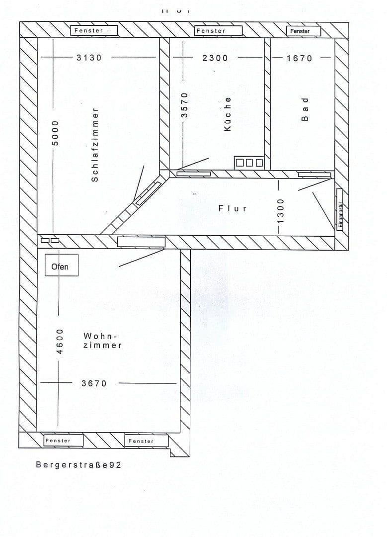 Prenájom bytu 2-izbový 55 m², Bergerstraße, Eberswalde, Brandenbursko Prenájom bytu 2-izbový 55 m², Bergerstraße, Eberswalde, Brandenbursko