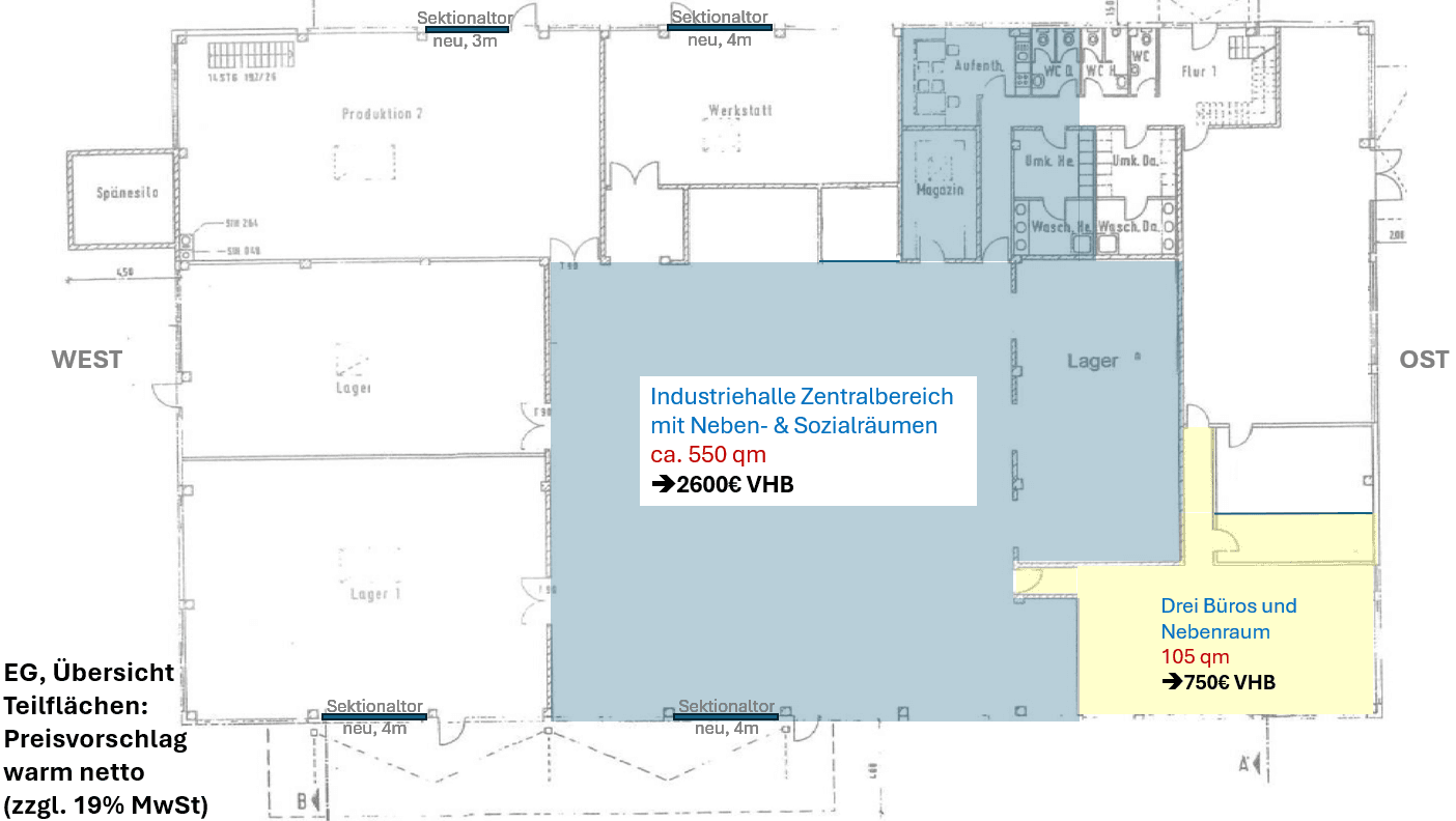Prenájom nebytového priestoru 4.000 m², Werkstraße 3, Buch, Bavorsko Prenájom nebytového priestoru 4.000 m², Werkstraße 3, Buch, Bavorsko