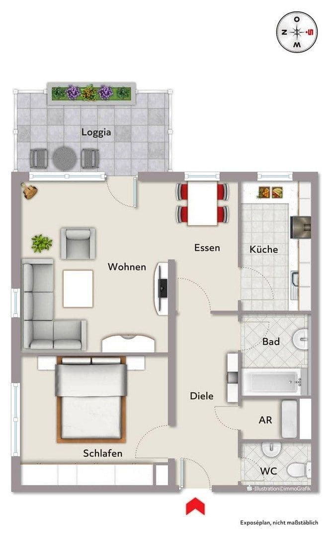 Prenájom bytu 2-izbový 64 m², Leonberg, Bádensko-Wurttembersko Prenájom bytu 2-izbový 64 m², Leonberg, Bádensko-Wurttembersko
