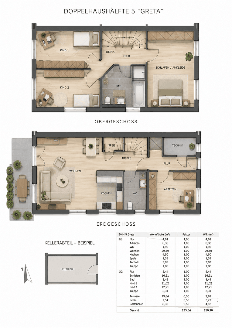 Predaj domu 153 m², pozemok 206 m², Erlenweg, Brunnthal, Bavorsko Predaj domu 153 m², pozemok 206 m², Erlenweg, Brunnthal, Bavorsko