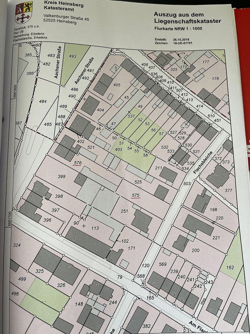 Predaj pozemku 568 m², Flachsbleiche 6, Erkelenz, Severné Porýnie - Westfálsko Predaj pozemku 568 m², Flachsbleiche 6, Erkelenz, Severné Porýnie - Westfálsko