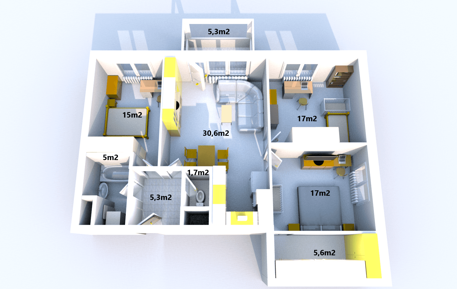 Predaj bytu 4-izbový 105 m², Americká, Liberec, Liberecký kraj Predaj bytu 4-izbový 105 m², Americká, Liberec, Liberecký kraj