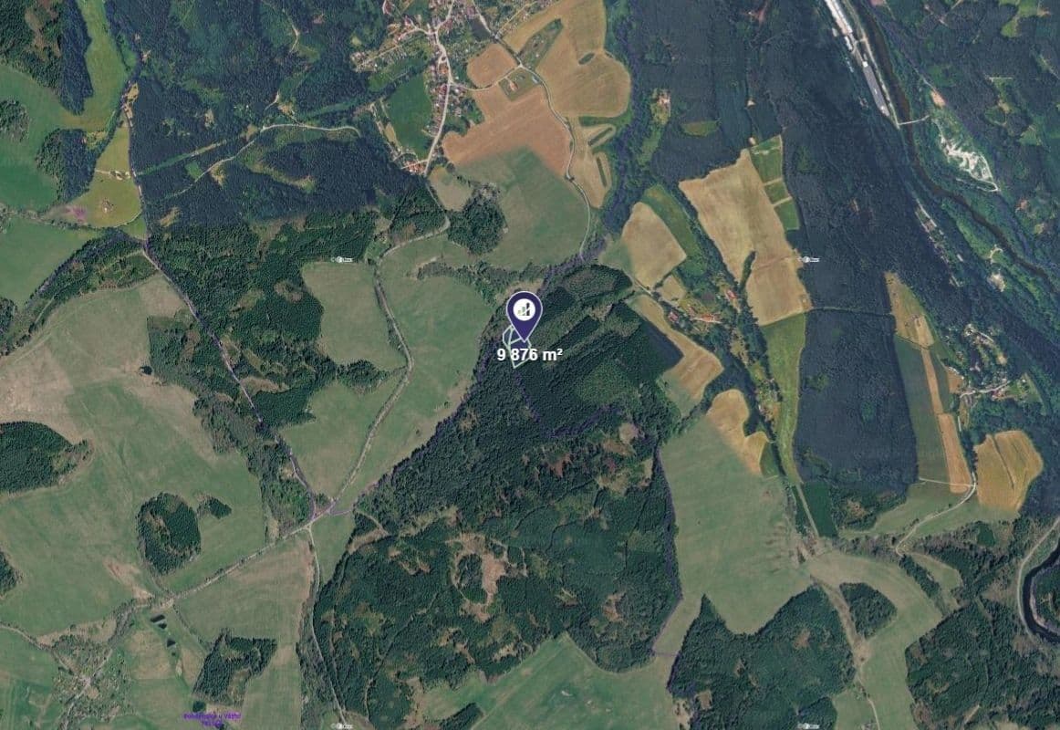 Predaj pozemku 3.292 m², Větřní, Jihočeský kraj Predaj pozemku 3.292 m², Větřní, Jihočeský kraj