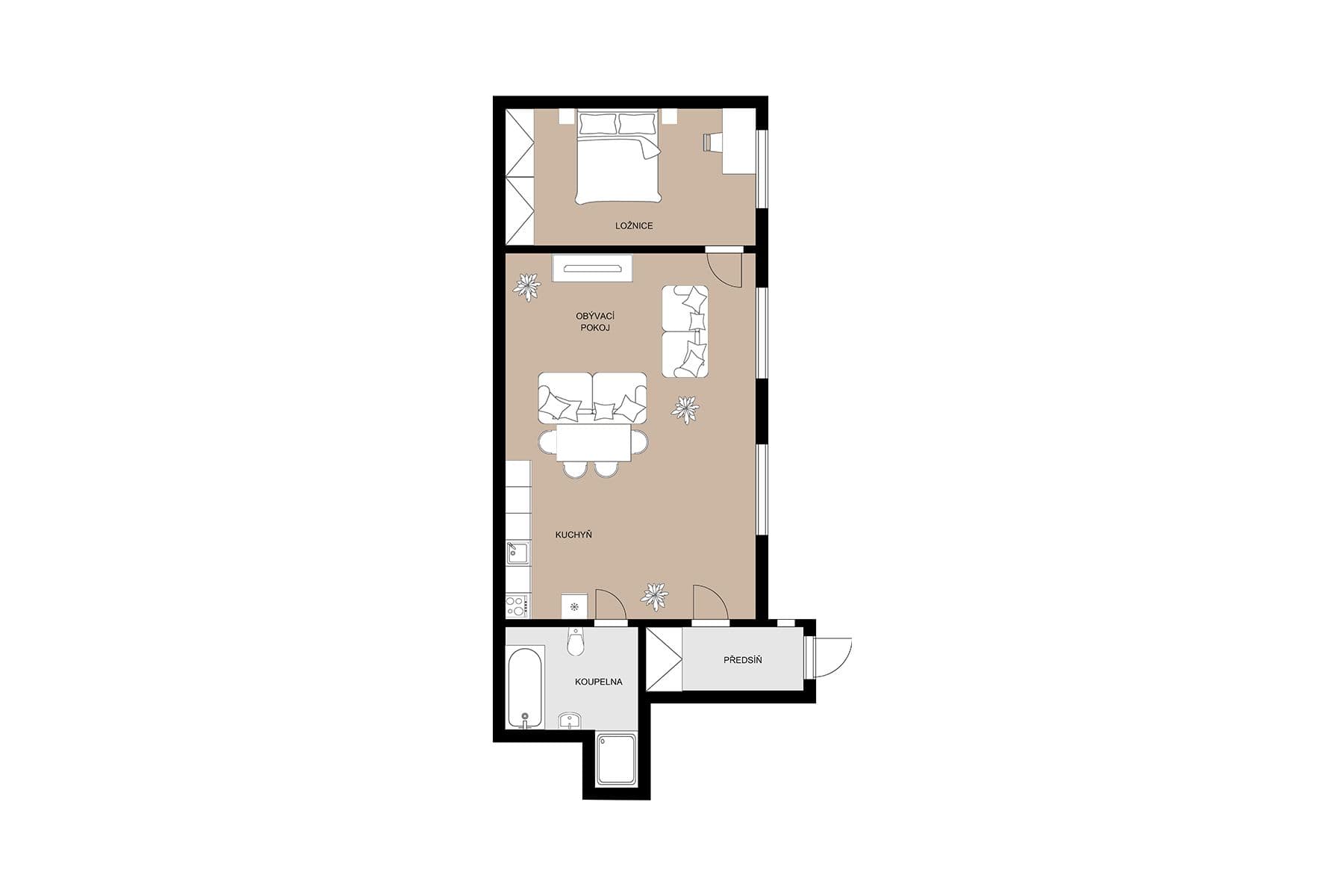 Predaj bytu 3-izbový 64 m², Husitská, Praha, Praha Predaj bytu 3-izbový 64 m², Husitská, Praha, Praha