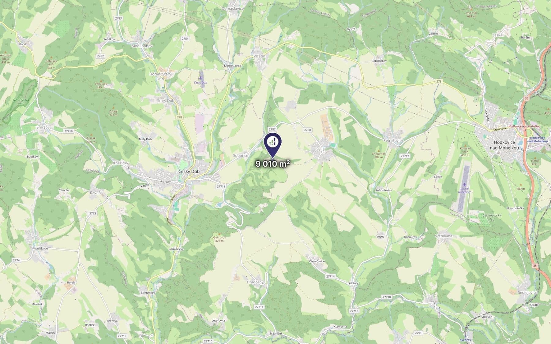 Predaj pozemku 1.126 m², Český Dub, Liberecký kraj Predaj pozemku 1.126 m², Český Dub, Liberecký kraj