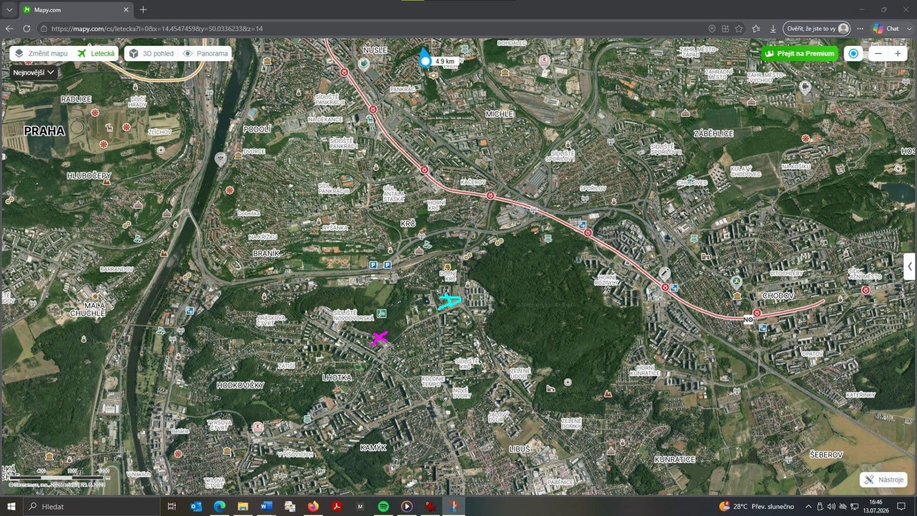 Prenájom bytu 4-izbový 19 m², Nad Lesním divadlem, Praha, Praha Prenájom bytu 4-izbový 19 m², Nad Lesním divadlem, Praha, Praha