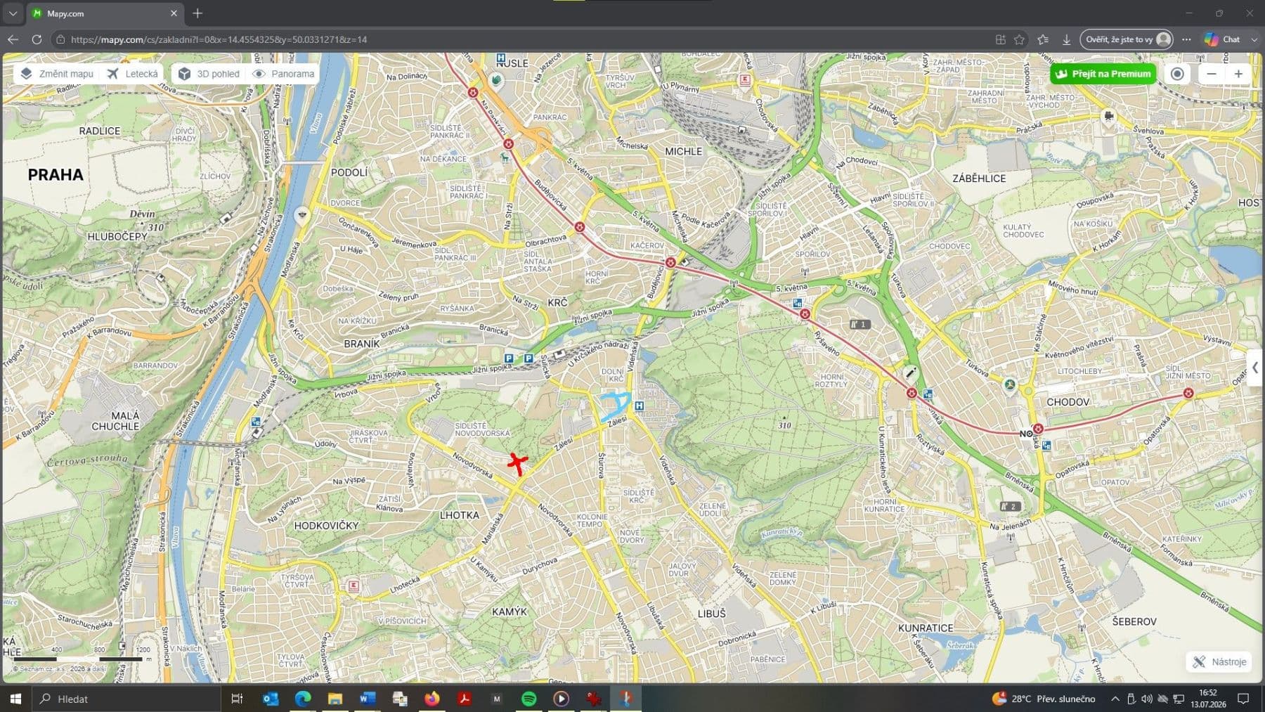 Prenájom bytu 4-izbový 19 m², Nad Lesním divadlem, Praha, Praha Prenájom bytu 4-izbový 19 m², Nad Lesním divadlem, Praha, Praha