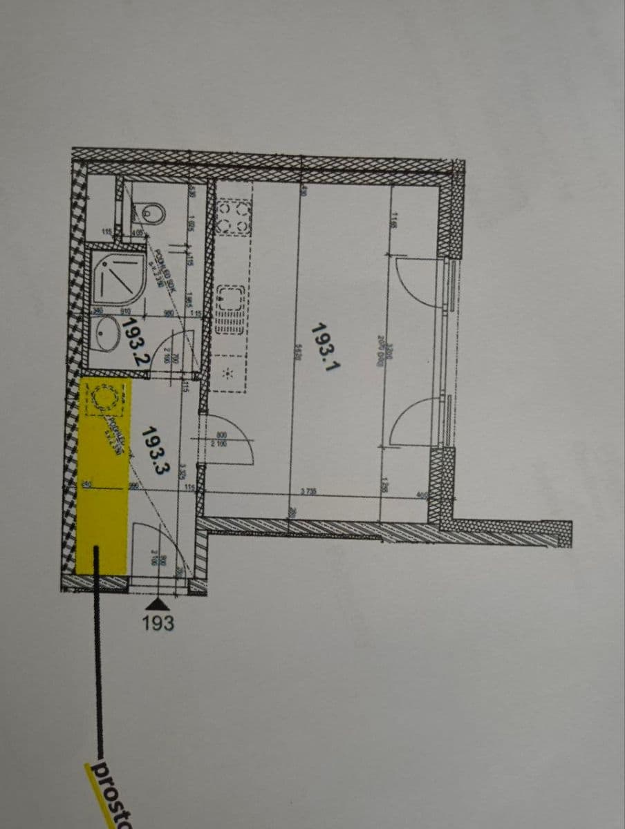 Prenájom bytu 1-izbový 34 m², Sochorcova, Praha, Praha Prenájom bytu 1-izbový 34 m², Sochorcova, Praha, Praha
