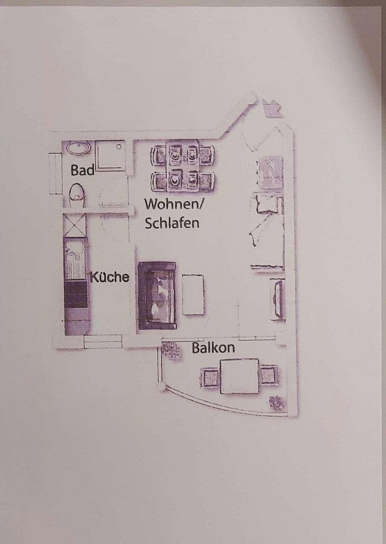 Prenájom bytu 1-izbový 33 m², Dresden, Sasko Prenájom bytu 1-izbový 33 m², Dresden, Sasko