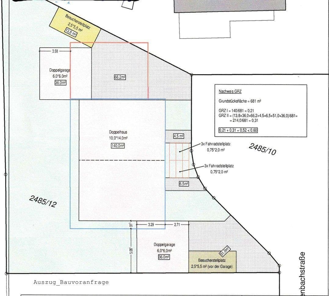 Predaj pozemku 681 m², Reichenbachstrasse, Kolbermoor, Bavorsko Predaj pozemku 681 m², Reichenbachstrasse, Kolbermoor, Bavorsko