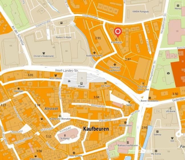 Prenájom bytu 3-izbový 82 m², Alte Weberei 14, Kaufbeuren, Bavorsko Prenájom bytu 3-izbový 82 m², Alte Weberei 14, Kaufbeuren, Bavorsko