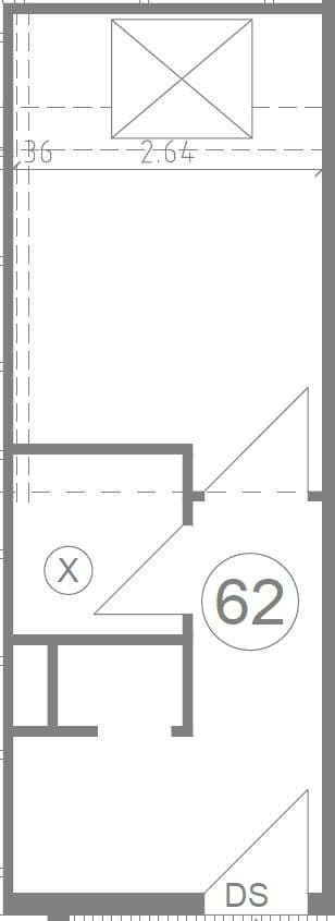 Prenájom bytu 1-izbový 18 m², Heinrich-Lanz-Straße 23-27, Mannheim, Bádensko-Wurttembersko Prenájom bytu 1-izbový 18 m², Heinrich-Lanz-Straße 23-27, Mannheim, Bádensko-Wurttembersko