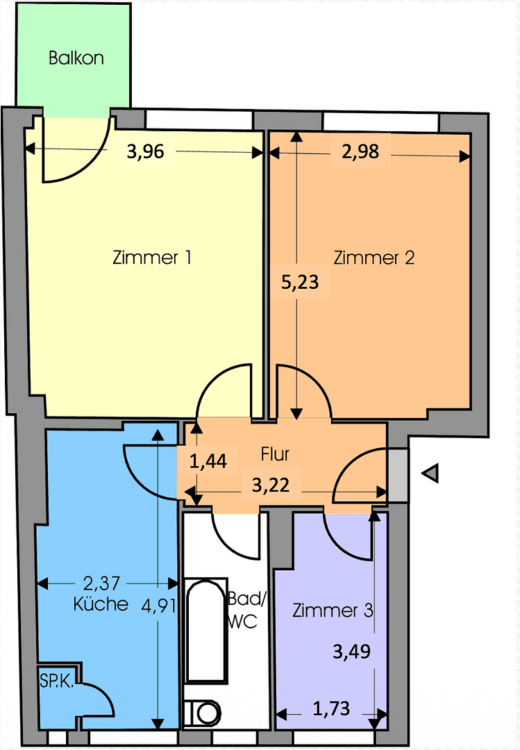 Predaj bytu 2-izbový 61 m², Berlin, Berlín Predaj bytu 2-izbový 61 m², Berlin, Berlín
