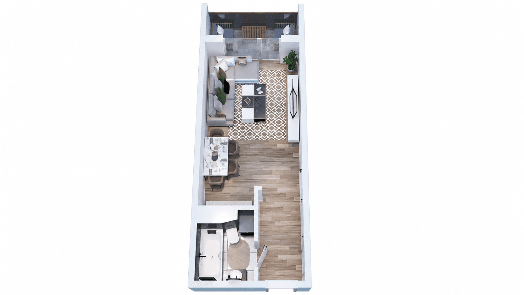 Prenájom bytu 1-izbový 30 m², Am Plan 38G, Drebach, Sasko Prenájom bytu 1-izbový 30 m², Am Plan 38G, Drebach, Sasko