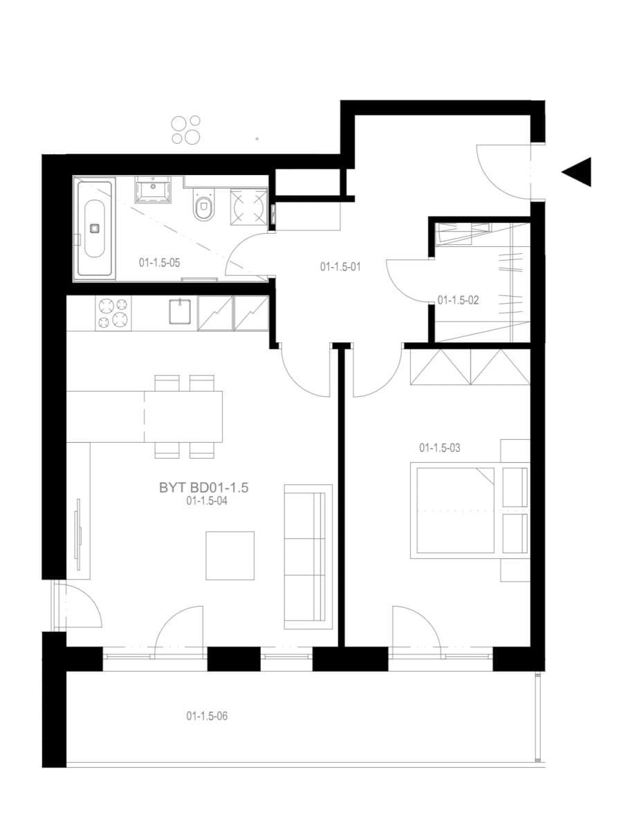 Prenájom bytu 2-izbový 62 m², U Engerthu, Kladno, Středočeský kraj Prenájom bytu 2-izbový 62 m², U Engerthu, Kladno, Středočeský kraj