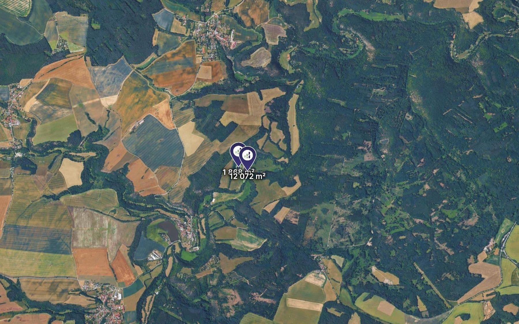 Predaj pozemku 13.940 m², Bojanovice, Středočeský kraj Predaj pozemku 13.940 m², Bojanovice, Středočeský kraj