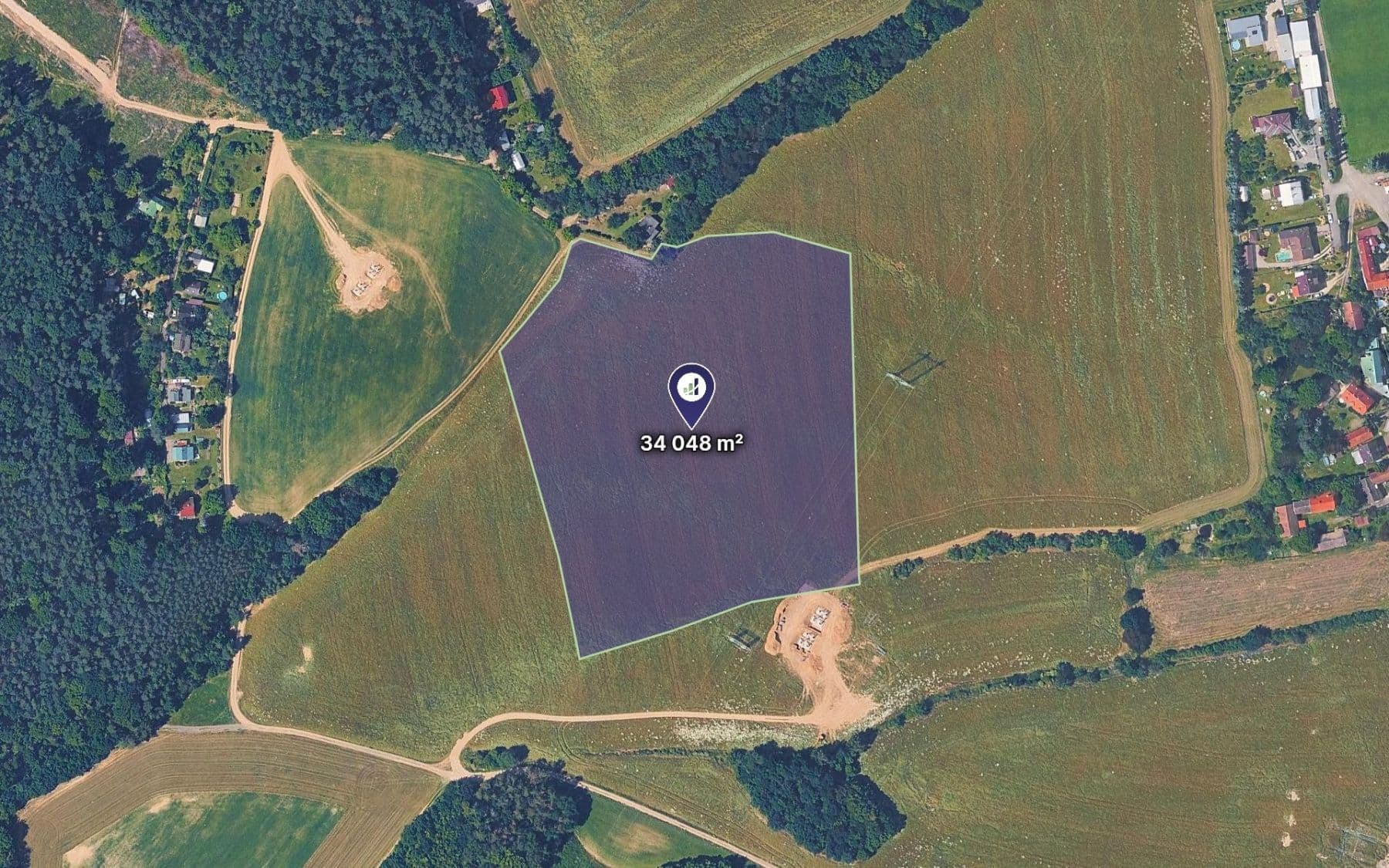 Predaj pozemku 34.048 m², Bojanovice, Středočeský kraj Predaj pozemku 34.048 m², Bojanovice, Středočeský kraj