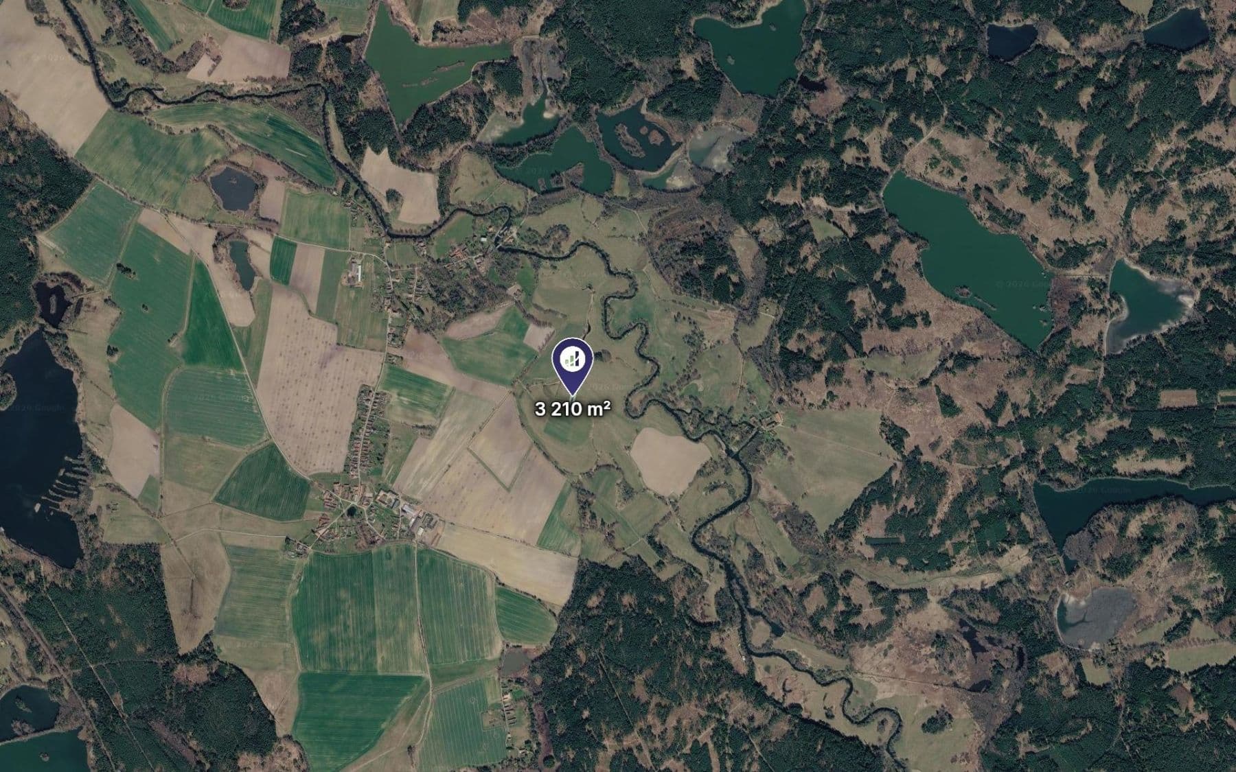 Predaj pozemku 3.210 m², Val, Jihočeský kraj Predaj pozemku 3.210 m², Val, Jihočeský kraj