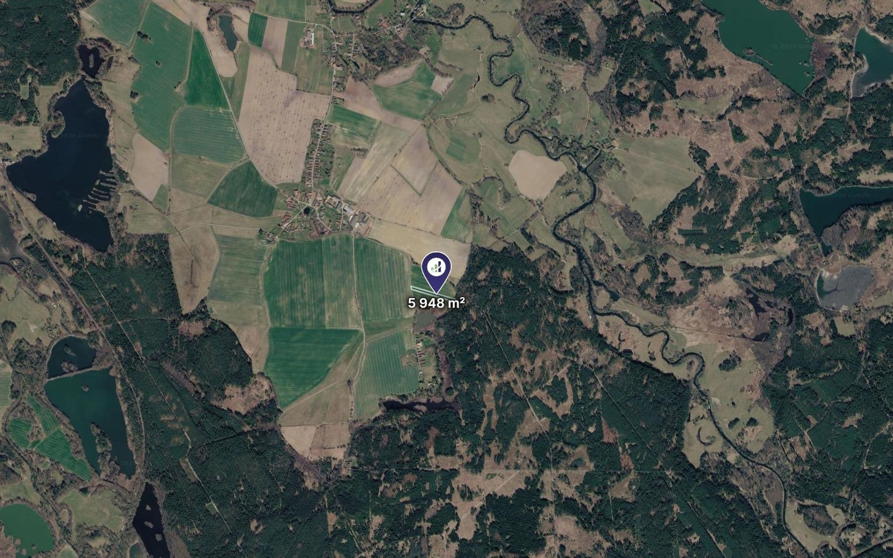 Predaj pozemku 5.948 m², Val, Jihočeský kraj Predaj pozemku 5.948 m², Val, Jihočeský kraj
