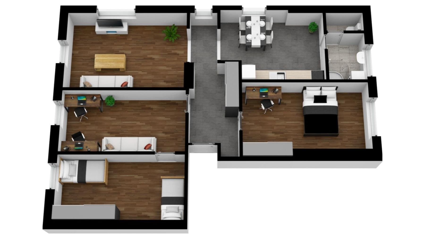 Prenájom bytu 4-izbový 107 m², Dalibora z Myšlína, Doksy, Liberecký kraj Prenájom bytu 4-izbový 107 m², Dalibora z Myšlína, Doksy, Liberecký kraj