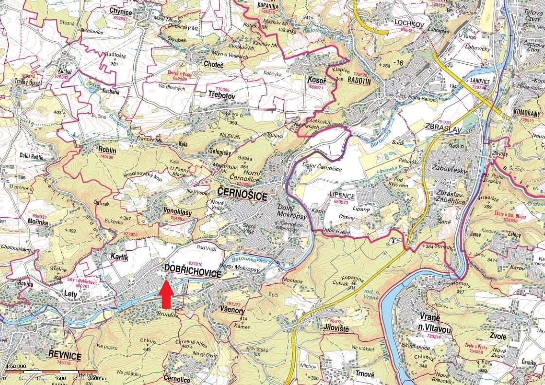 Predaj pozemku 1.750 m², Dobřichovice, Středočeský kraj Predaj pozemku 1.750 m², Dobřichovice, Středočeský kraj