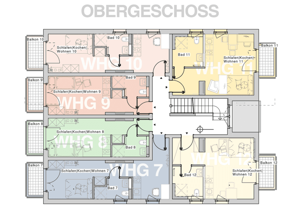 Prenájom bytu 1-izbový 29 m², Cappeler Straße 34, Marburg, Hesensko Prenájom bytu 1-izbový 29 m², Cappeler Straße 34, Marburg, Hesensko