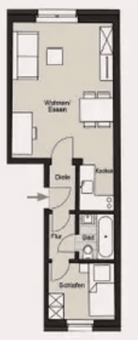 Prenájom bytu 2-izbový 34 m², Nordstraße, Köln, Severné Porýnie - Westfálsko Prenájom bytu 2-izbový 34 m², Nordstraße, Köln, Severné Porýnie - Westfálsko