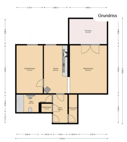 Prenájom bytu 2-izbový 70 m², Zur Aktien 6, Ilmenau, Durínsko Prenájom bytu 2-izbový 70 m², Zur Aktien 6, Ilmenau, Durínsko
