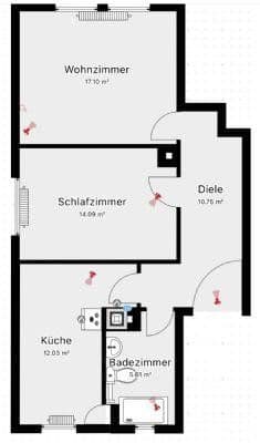Prenájom bytu 2-izbový 61 m², Heilbronn, Bádensko-Wurttembersko Prenájom bytu 2-izbový 61 m², Heilbronn, Bádensko-Wurttembersko