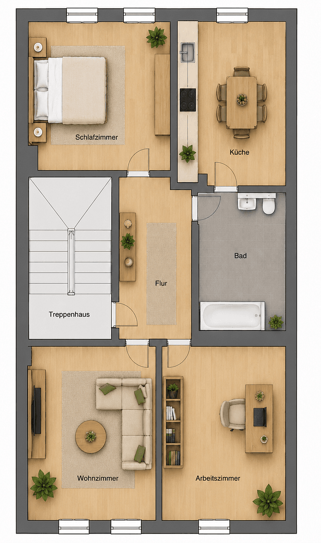 Prenájom bytu 3-izbový 70 m², Aachen, Severné Porýnie - Westfálsko Prenájom bytu 3-izbový 70 m², Aachen, Severné Porýnie - Westfálsko