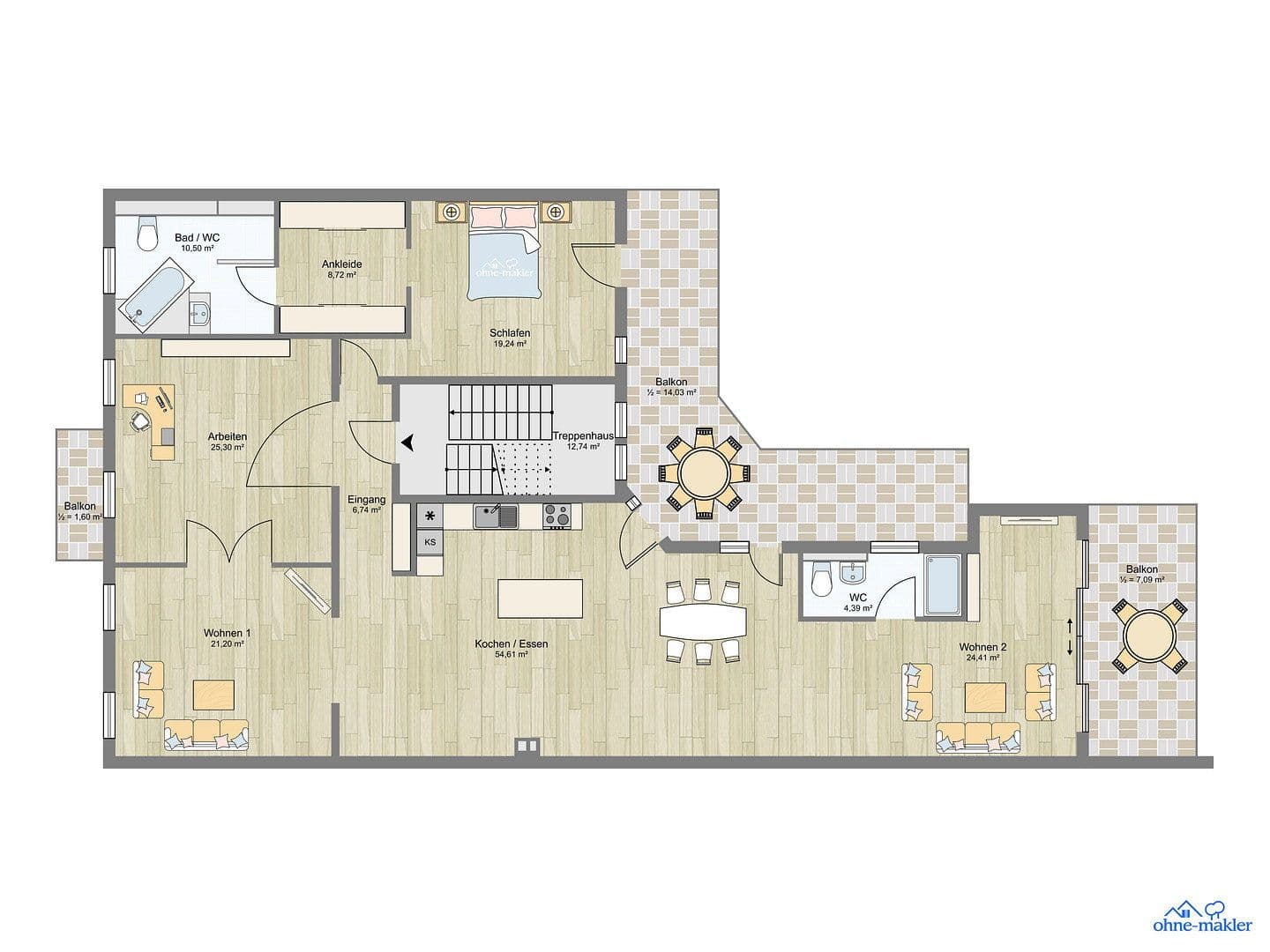 Predaj bytu 3-izbový 199 m², Karlsruhe, Bádensko-Wurttembersko Predaj bytu 3-izbový 199 m², Karlsruhe, Bádensko-Wurttembersko