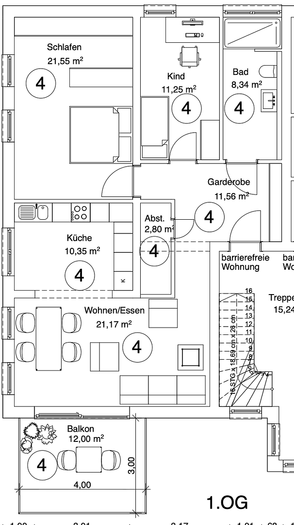 Prenájom bytu 3-izbový 93 m², Sandheckenweg 12, Groß-Umstadt, Hesensko Prenájom bytu 3-izbový 93 m², Sandheckenweg 12, Groß-Umstadt, Hesensko