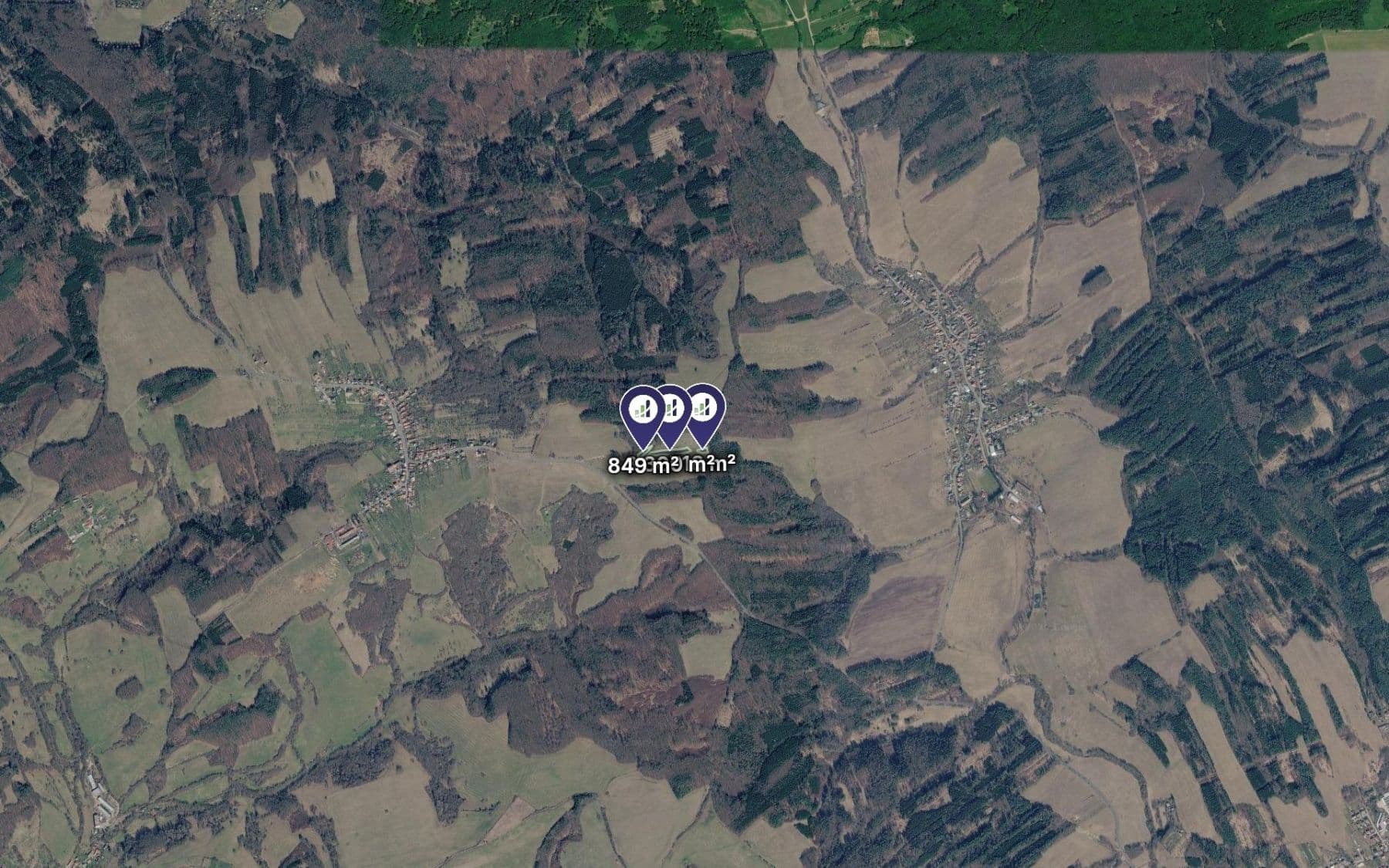 Predaj pozemku 4.867 m², Petrůvka, Zlínský kraj Predaj pozemku 4.867 m², Petrůvka, Zlínský kraj