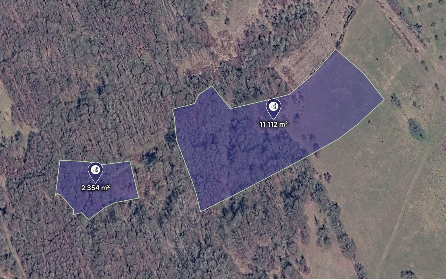 Predaj pozemku 13.466 m², Petrůvka, Zlínský kraj Predaj pozemku 13.466 m², Petrůvka, Zlínský kraj