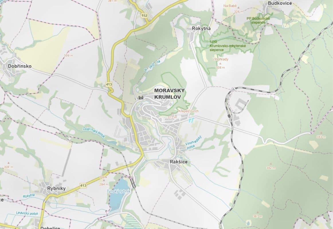 Predaj pozemku 1.101 m², Moravský Krumlov, Jihomoravský kraj Predaj pozemku 1.101 m², Moravský Krumlov, Jihomoravský kraj
