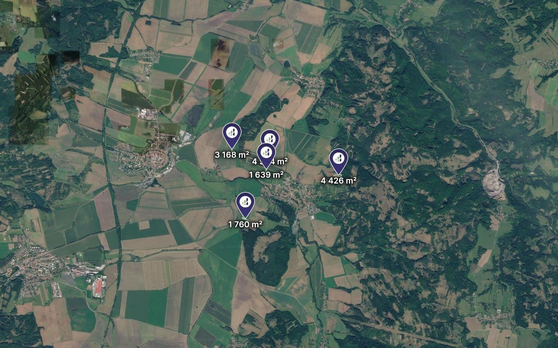 Predaj pozemku 15.527 m², Jaroměřice, Pardubický kraj Predaj pozemku 15.527 m², Jaroměřice, Pardubický kraj