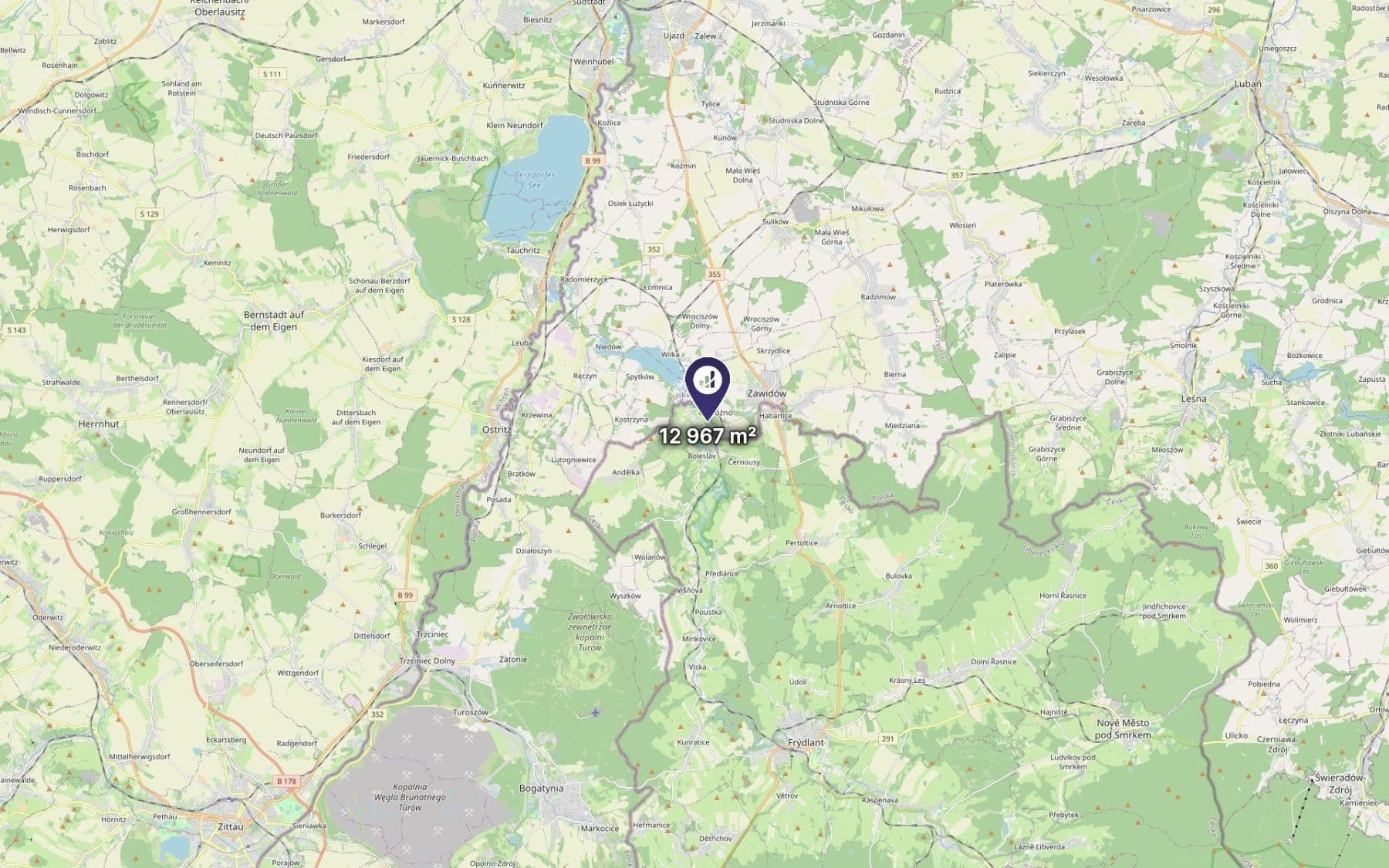 Predaj pozemku 12.967 m², Černousy, Liberecký kraj Predaj pozemku 12.967 m², Černousy, Liberecký kraj