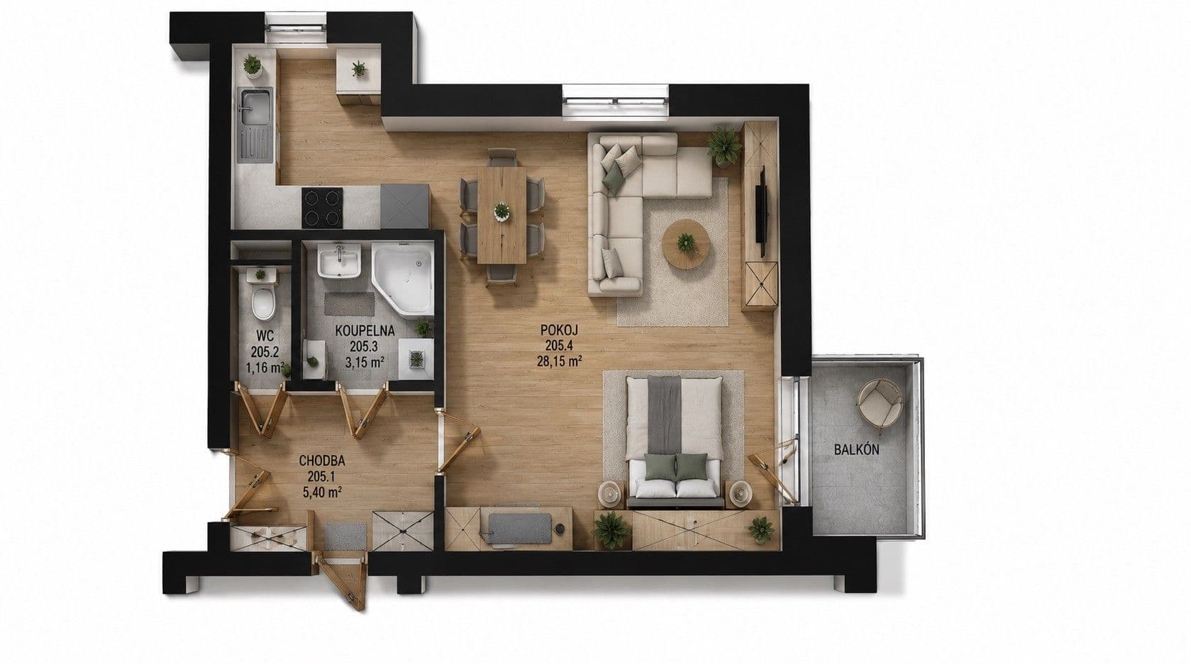 Prenájom bytu 1-izbový 40 m², Vilová, Jirny, Středočeský kraj Prenájom bytu 1-izbový 40 m², Vilová, Jirny, Středočeský kraj