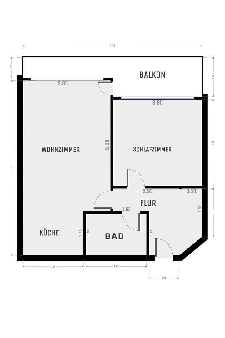 Predaj bytu 2-izbový 60 m², Berlin, Berlín Predaj bytu 2-izbový 60 m², Berlin, Berlín